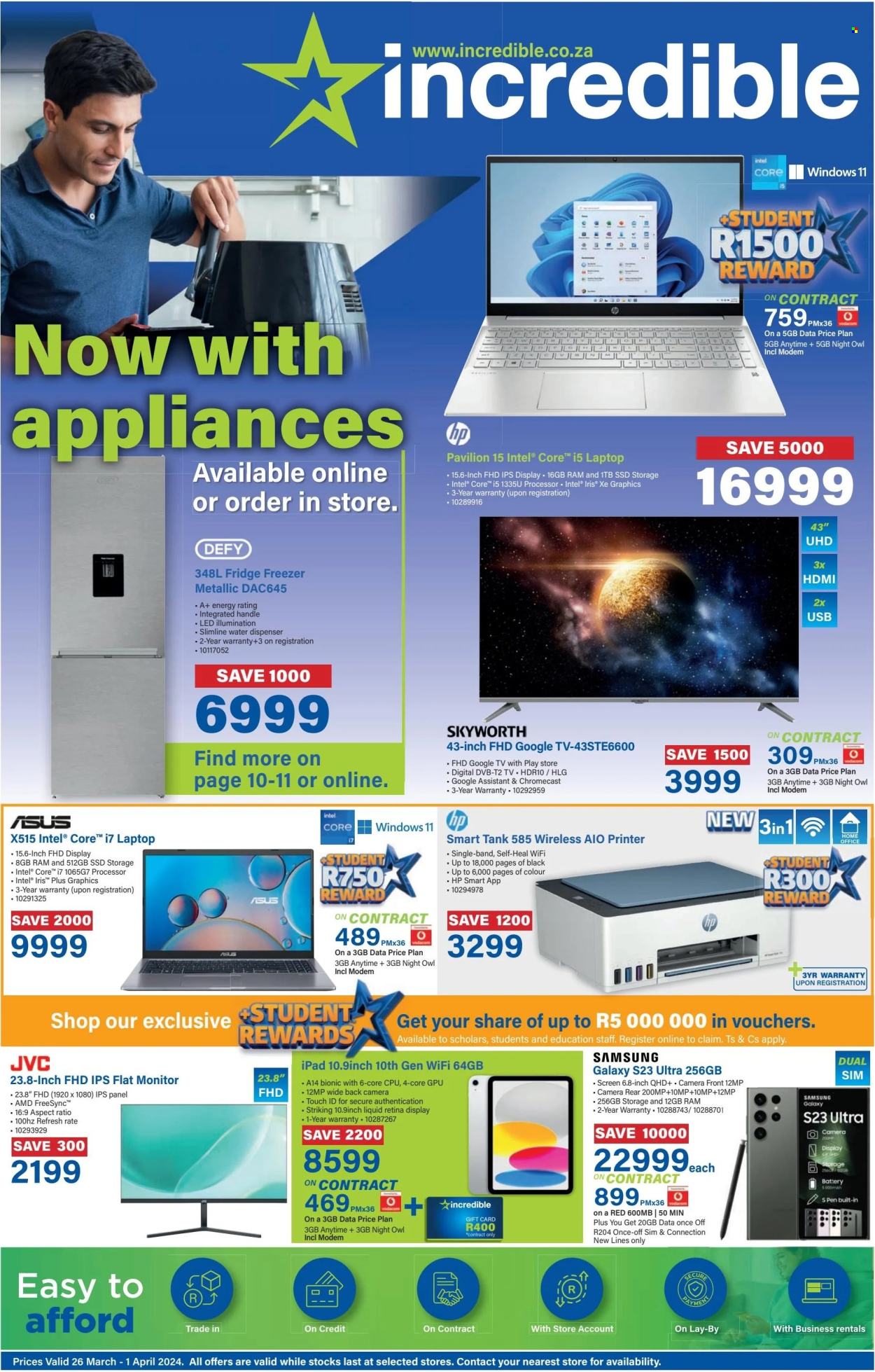 Incredible Connection specials - 26/03/2024 - 01/04/2024. Page 1