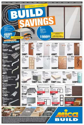 Mica catalogue  - 26/03/2024 - 07/04/2024.