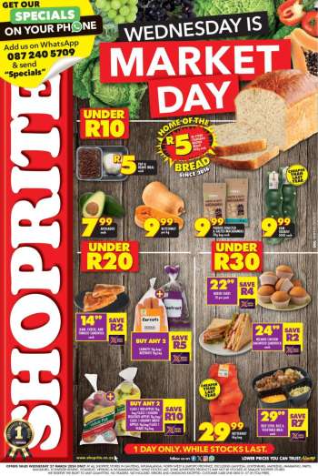 Shoprite catalogue  - 27/03/2024 - 27/03/2024.