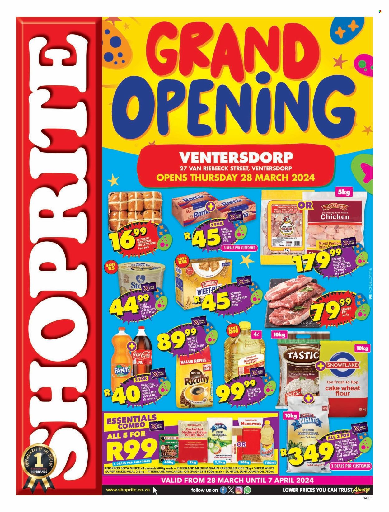 Shoprite specials - 28/03/2024 - 07/04/2024. Page 1