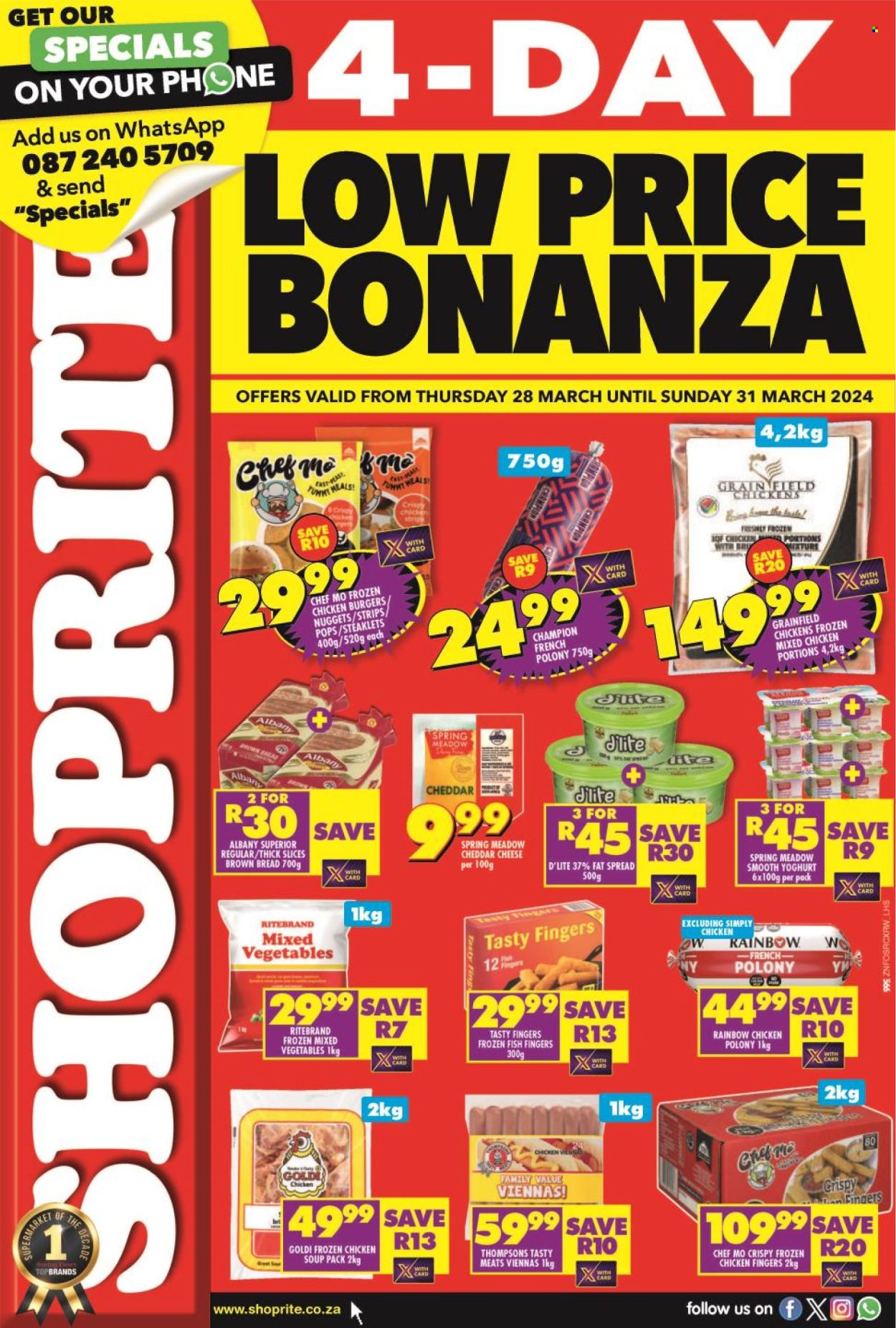 Shoprite specials - 28/03/2024 - 31/03/2024. Page 1