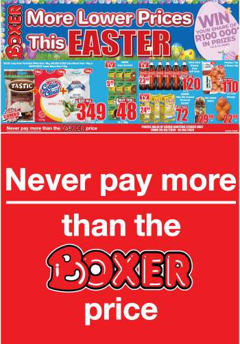 Boxer catalogue  - 28/03/2024 - 01/04/2024.