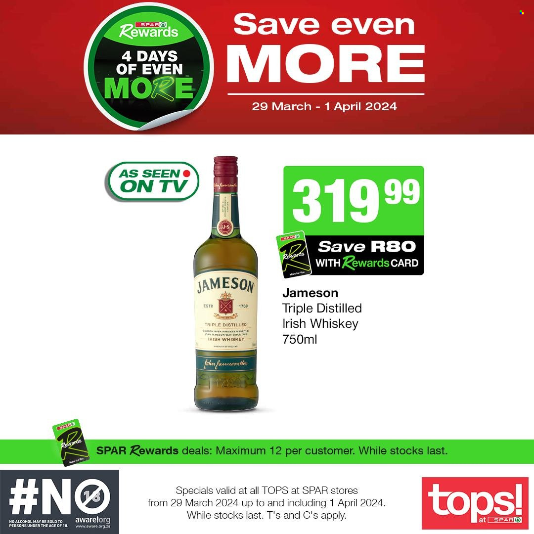 TOPS at SPAR specials - 29/03/2024 - 01/04/2024. Page 9