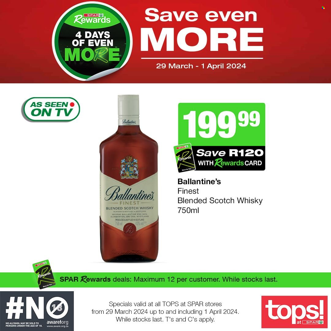 TOPS at SPAR specials - 29/03/2024 - 01/04/2024. Page 11
