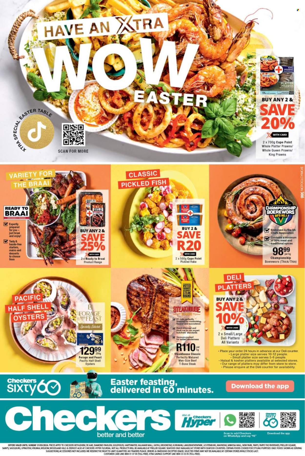 Checkers specials - 28/03/2024 - 31/03/2024. Page 1