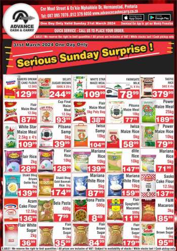 Advance Cash & Carry catalogue  - 31/03/2024 - 31/03/2024.