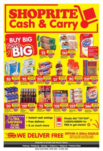 Shoprite catalogue  - 01/04/2024 - 14/04/2024.