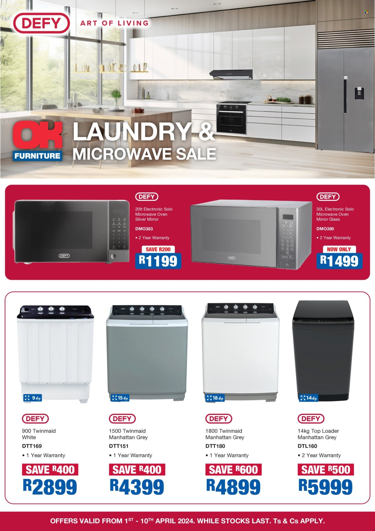 OK Furniture specials - 01/04/2024 - 10/04/2024. Page 1