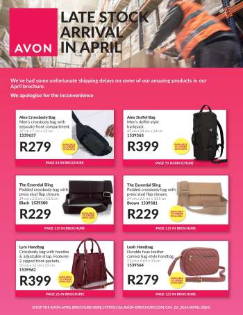 Avon catalogue  - 01/04/2024 - 30/04/2024.