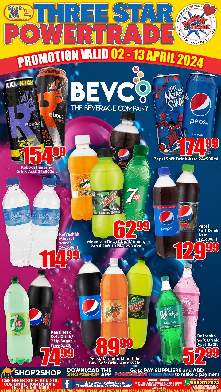 Three Star Cash and Carry specials - 02/04/2024 - 13/04/2024. Page 1
