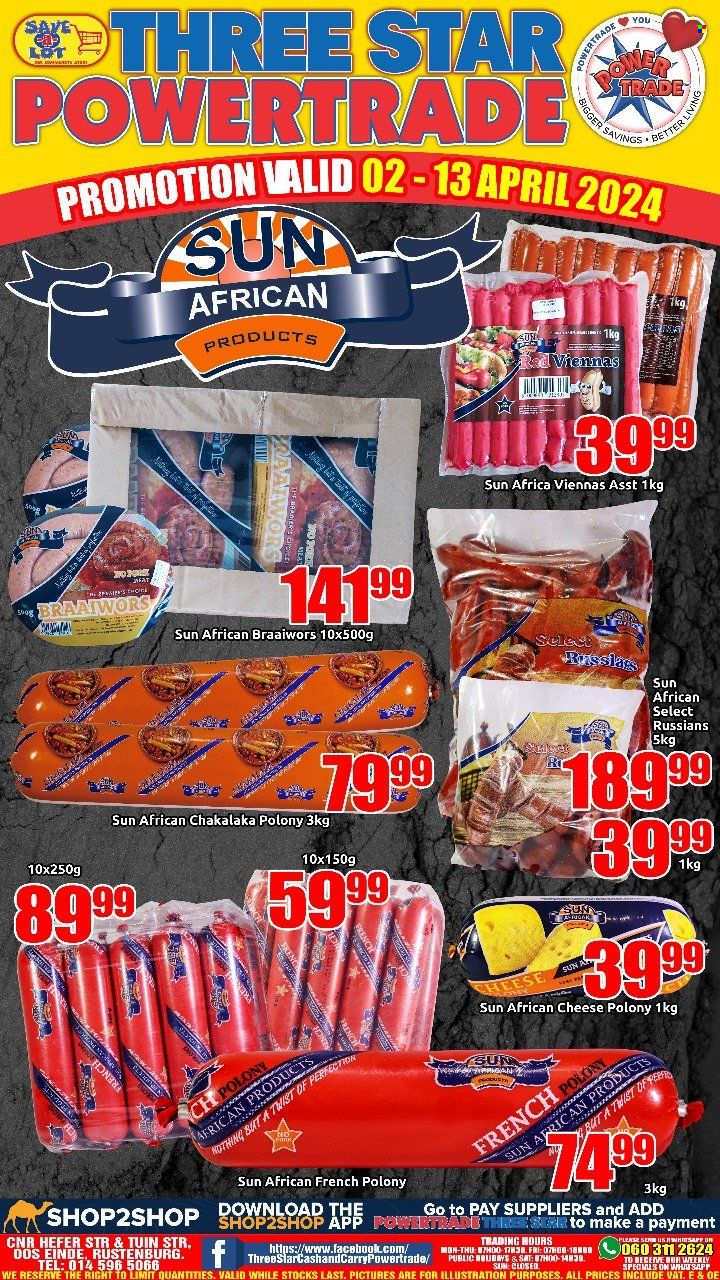 Three Star Cash and Carry specials - 02/04/2024 - 13/04/2024. Page 3