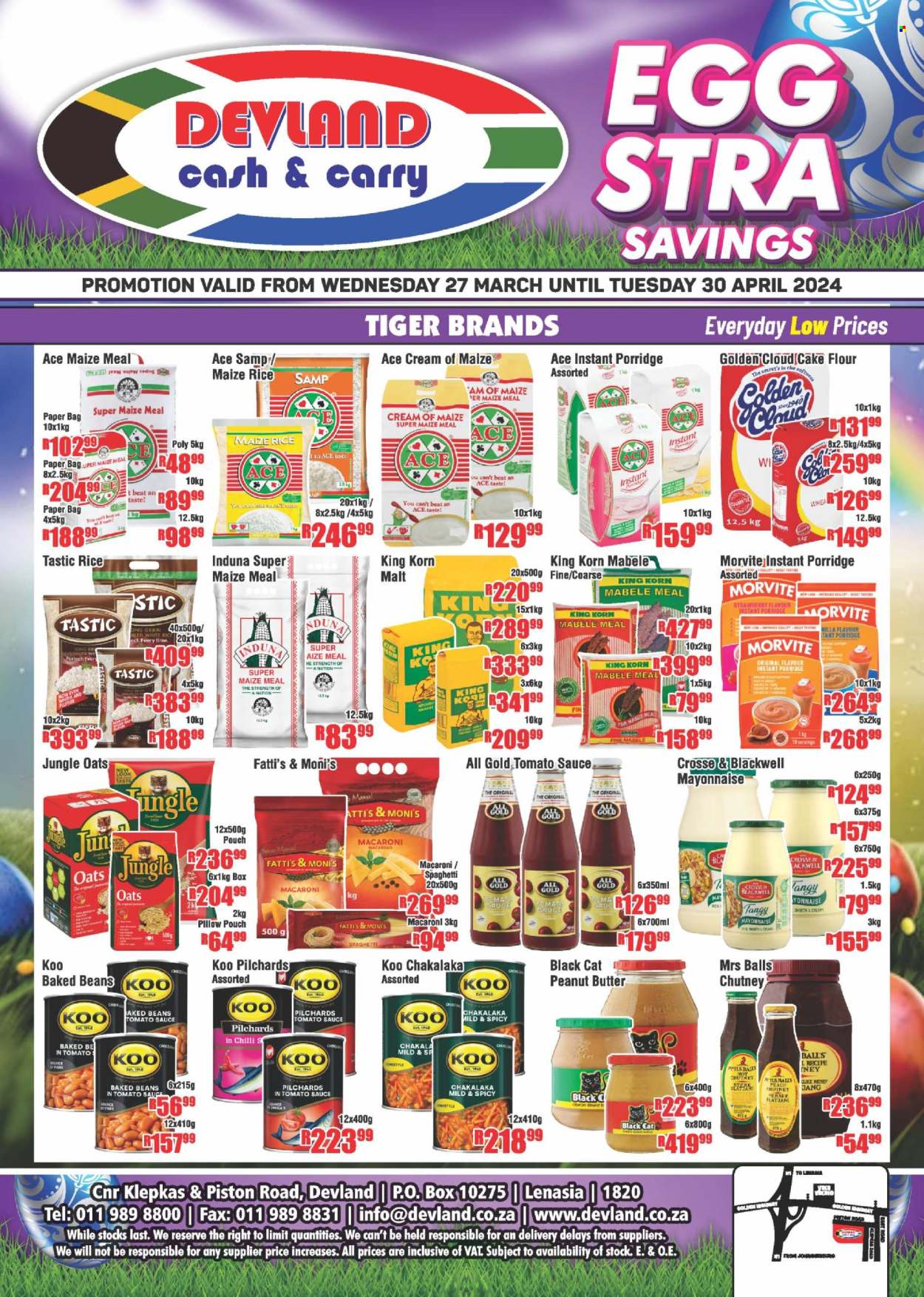Devland specials - 27/03/2024 - 30/04/2024. Page 1