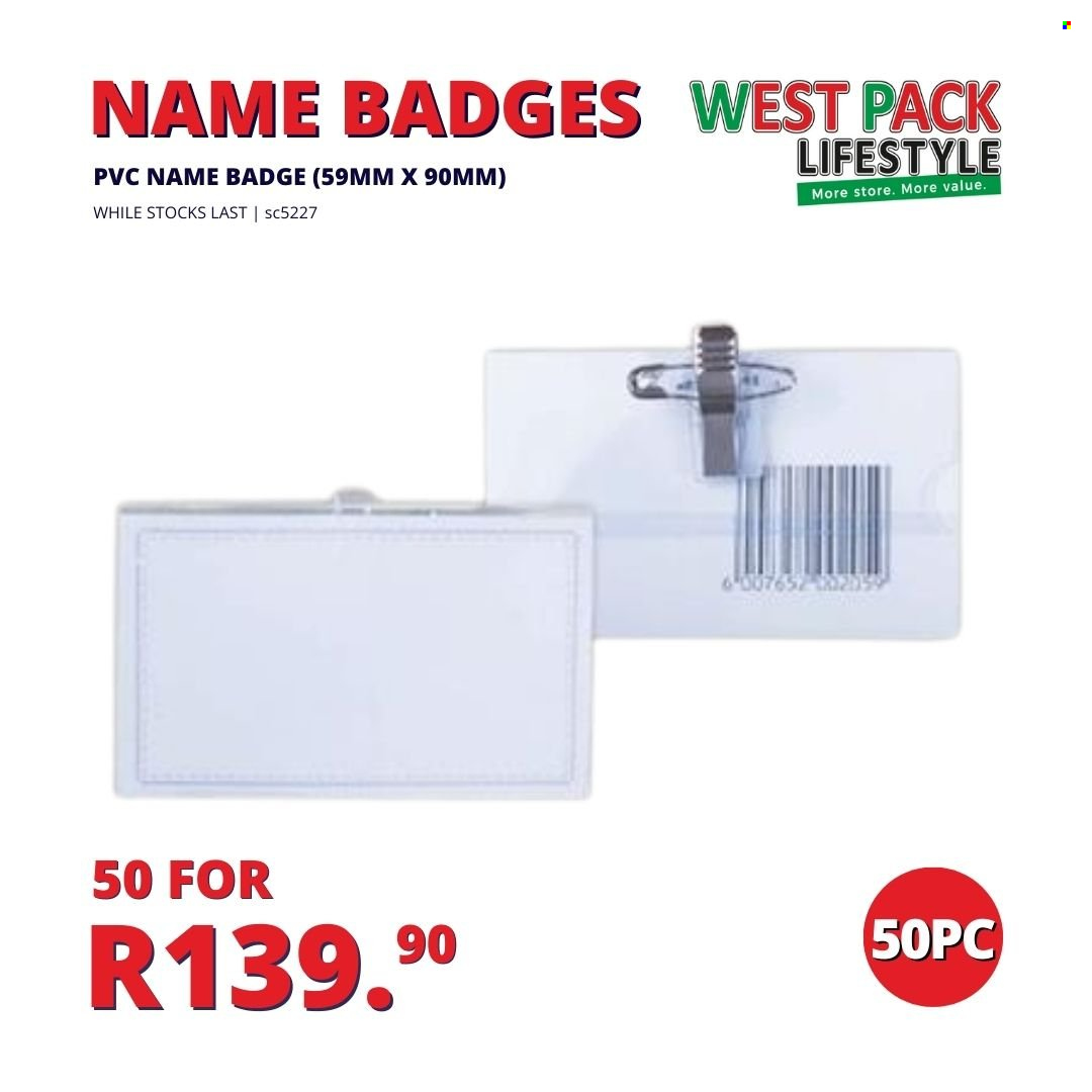 West Pack Lifestyle specials. Page 2