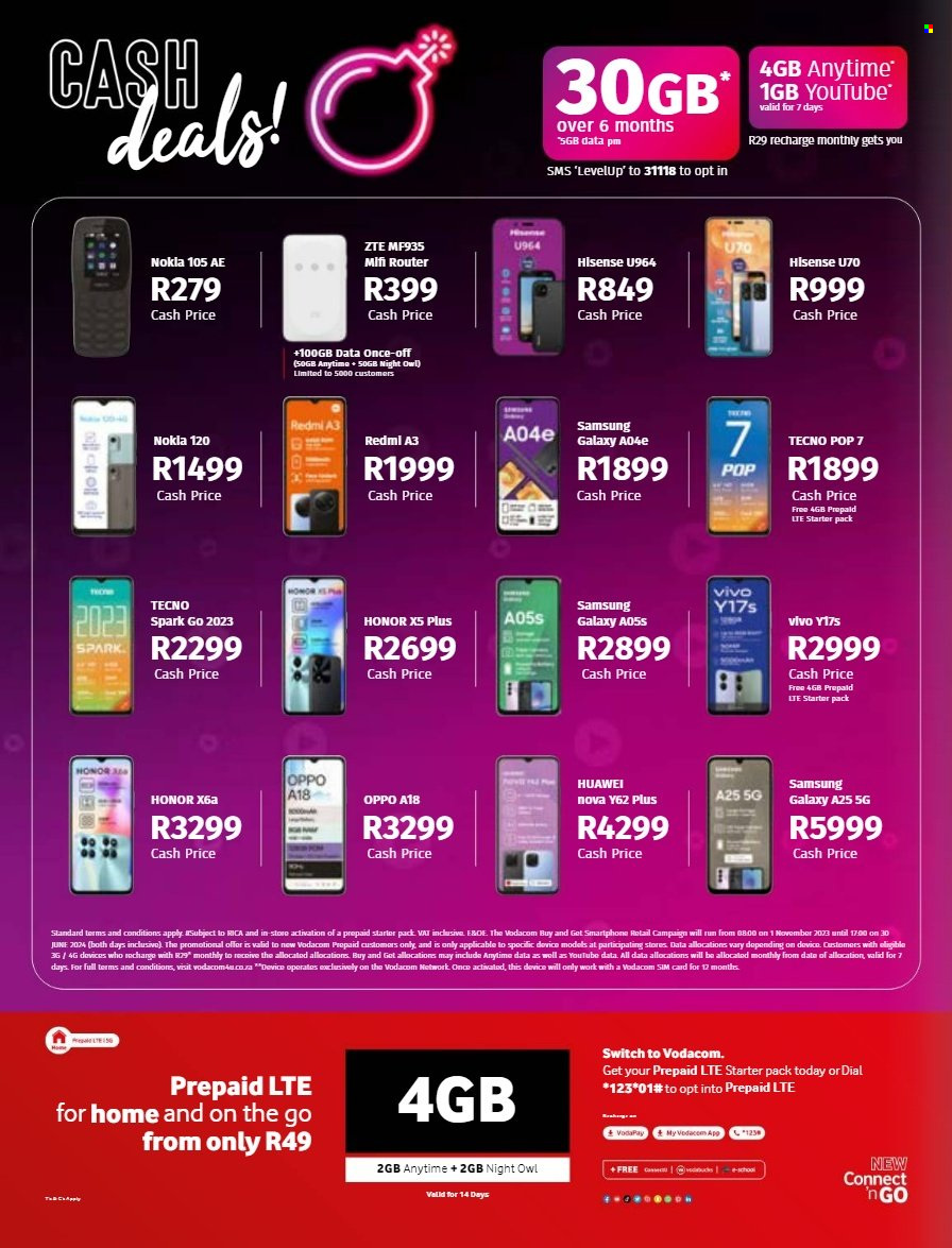 Vodacom specials - 04/04/2024 - 06/05/2024. Page 22