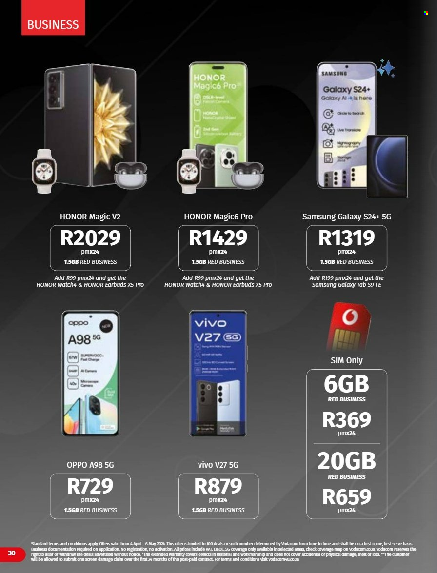 Vodacom specials - 04/04/2024 - 06/05/2024. Page 30