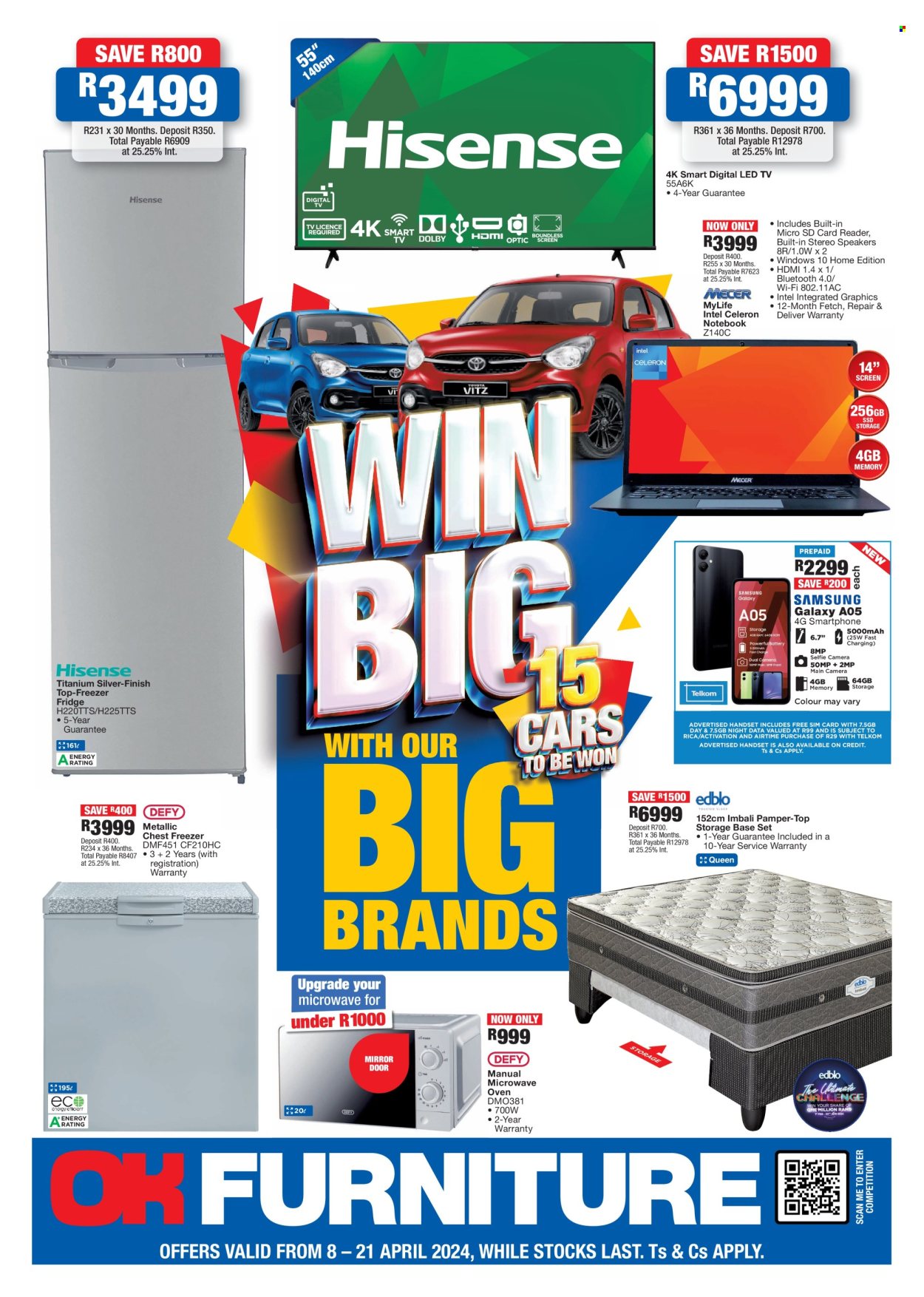 OK Furniture specials - 08/04/2024 - 21/04/2024. Page 1