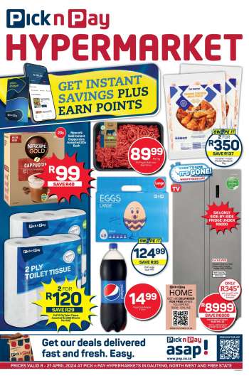 Pick n Pay Hypermarket catalogue  - 08/04/2024 - 21/04/2024.