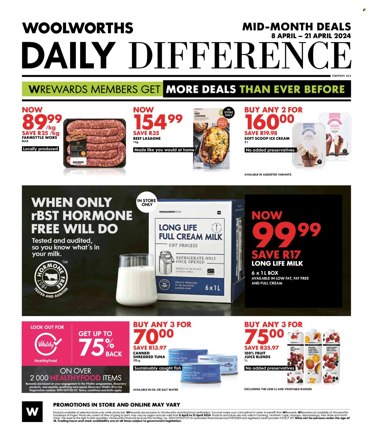 Woolworths specials - 08/04/2024 - 21/04/2024. Page 8