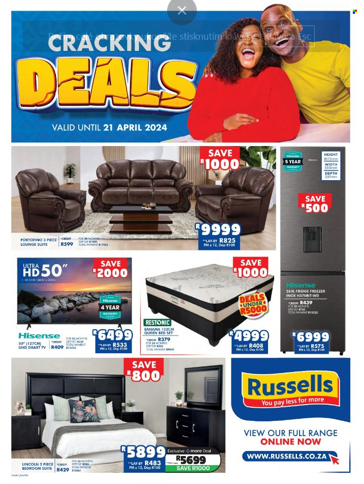 Russells specials - 08/04/2024 - 21/04/2024. Page 1