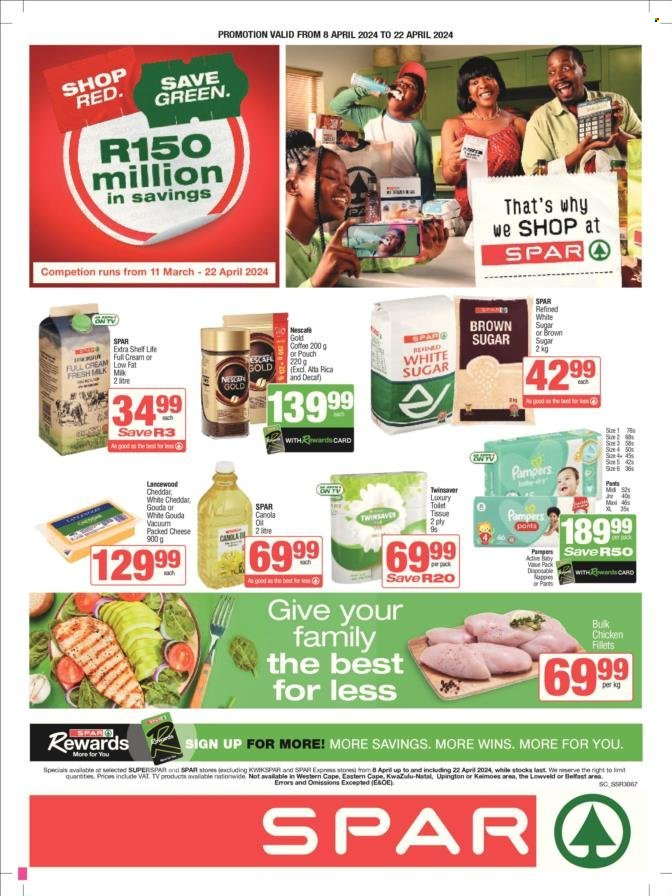 SPAR specials - 08/04/2024 - 22/04/2024. Page 1