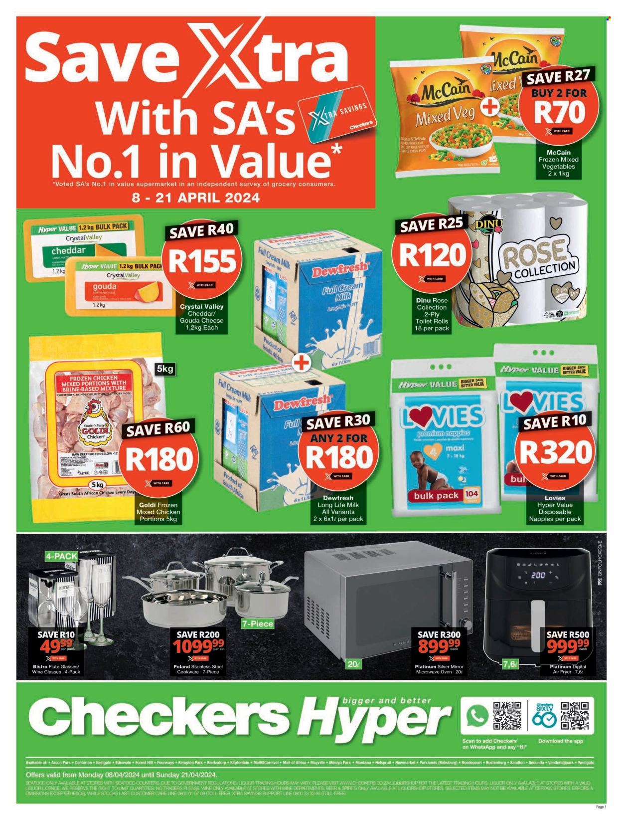 Checkers specials - 08/04/2024 - 21/04/2024. Page 1