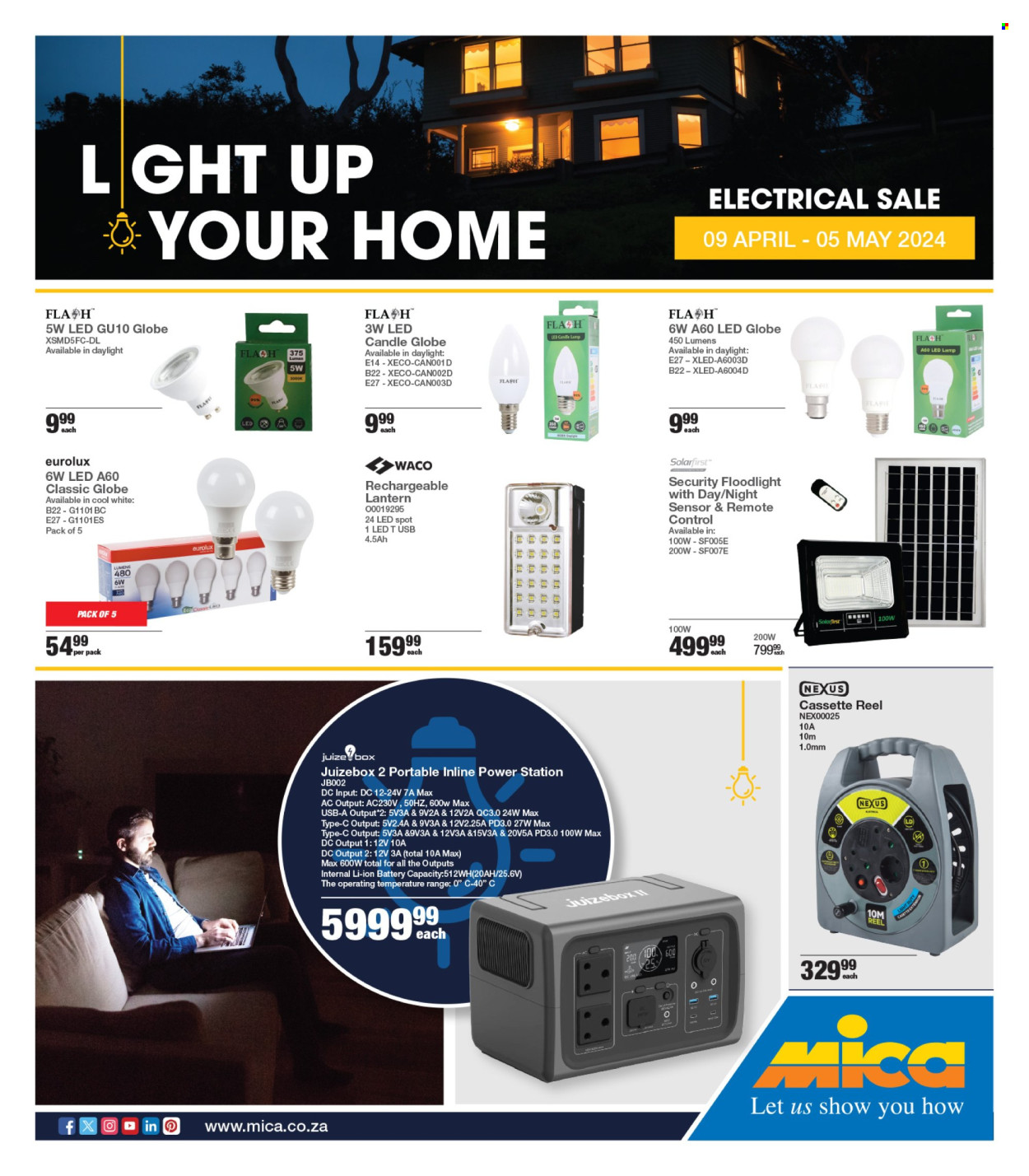 Mica specials - 09/04/2024 - 05/05/2024. Page 1