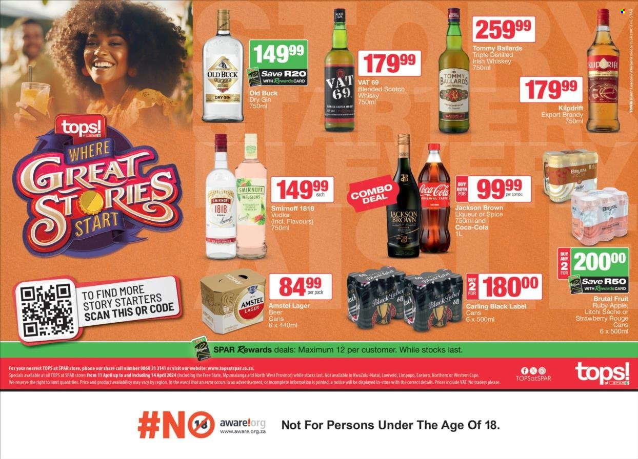 TOPS at SPAR specials - 11/04/2024 - 14/04/2024. Page 1