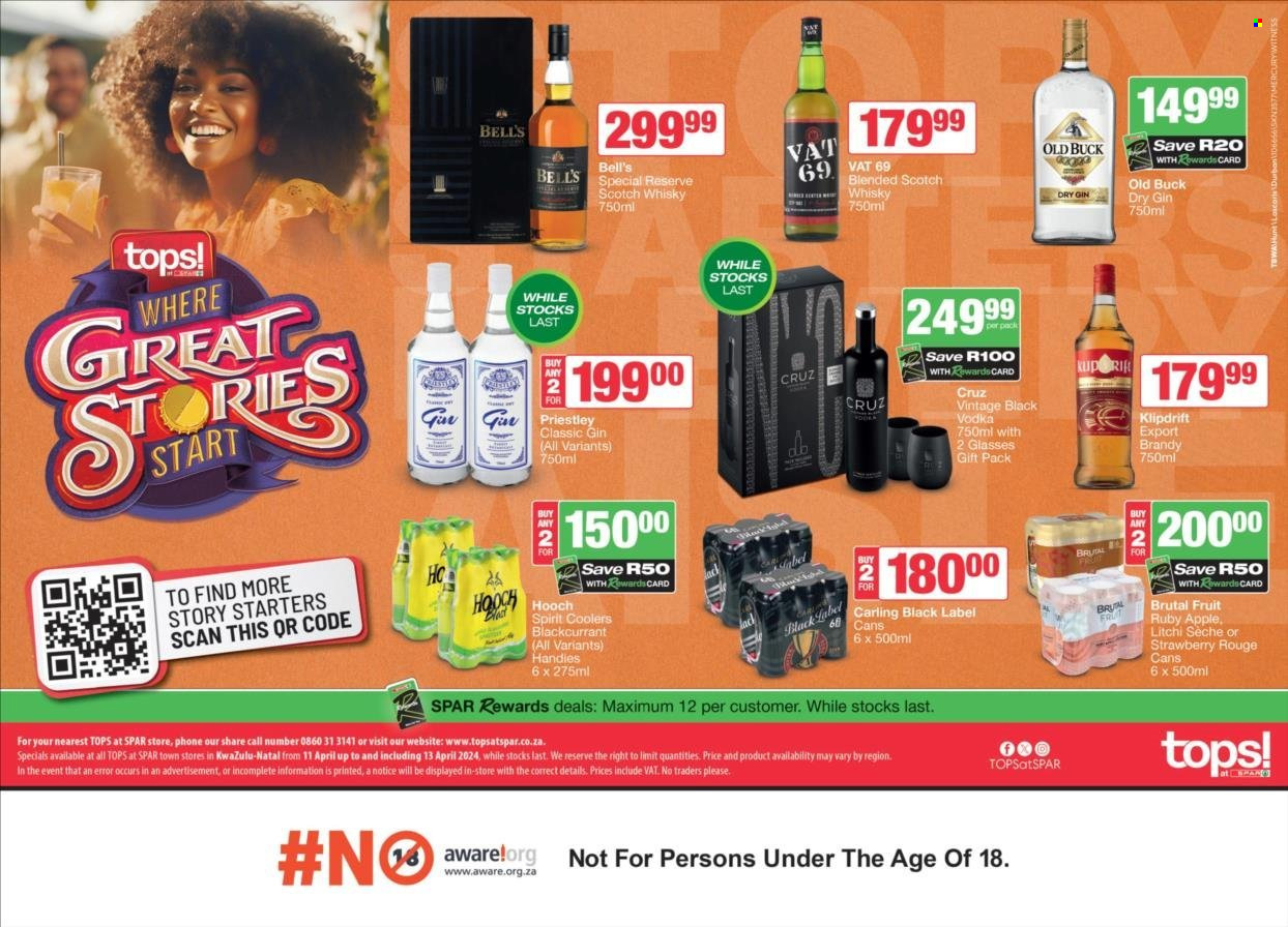 TOPS at SPAR specials - 11/04/2024 - 13/04/2024. Page 1