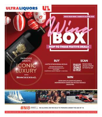Ultra Liquors catalogue  - 11/03/2024 - 30/04/2024.