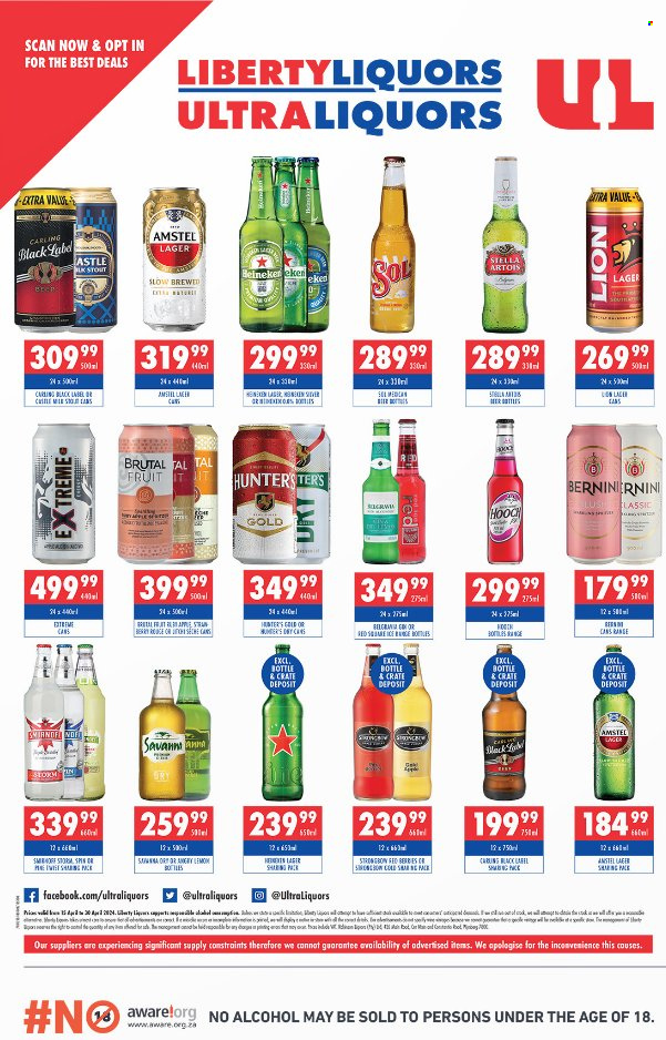 Liberty Liquors specials - 15/04/2024 - 30/04/2024. Page 4