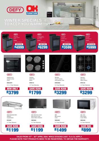 OK Furniture catalogue  - 15/04/2024 - 30/04/2024.