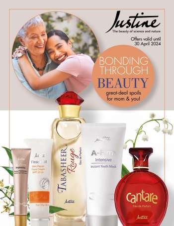 Justine catalogue  - 17/04/2024 - 30/04/2024.