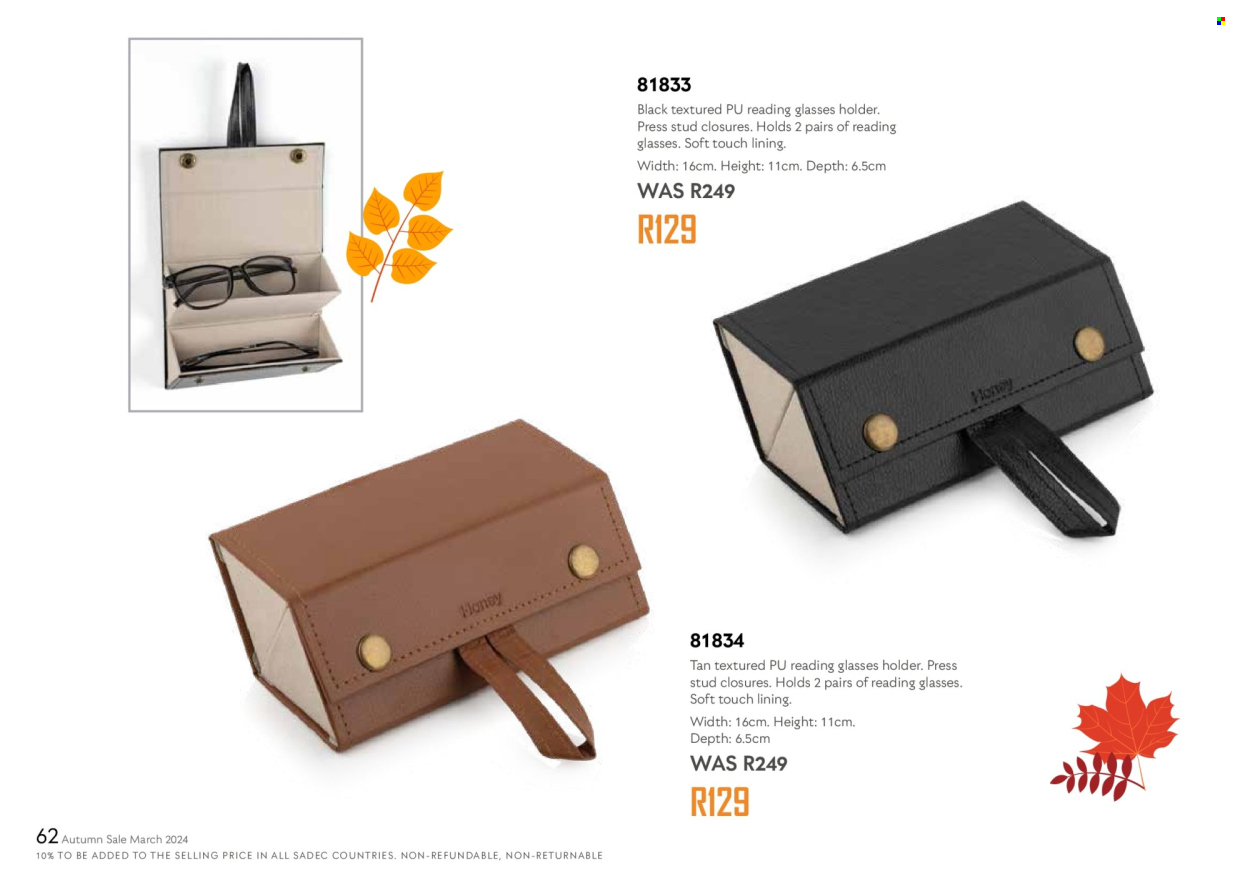 Honey specials. Page 64
