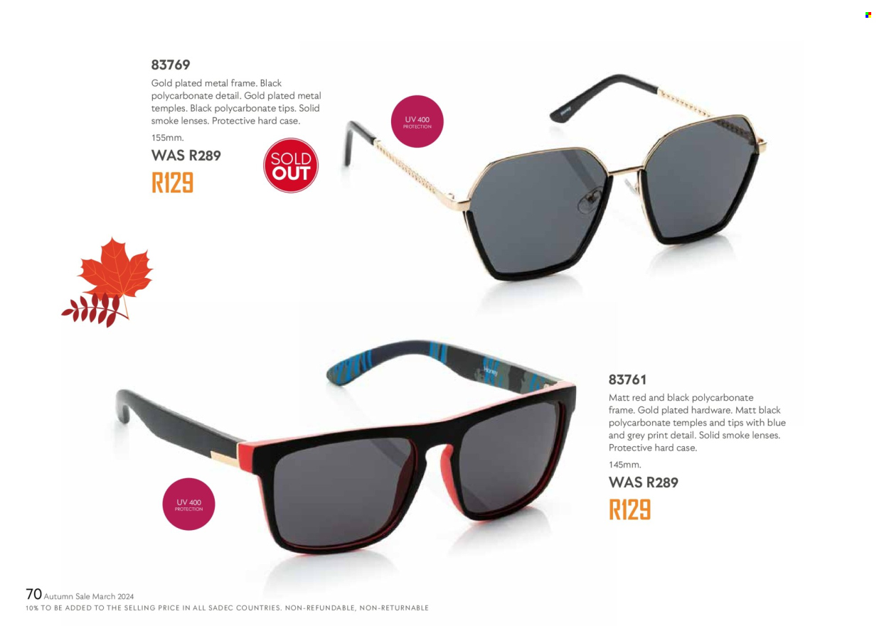 Honey specials. Page 72