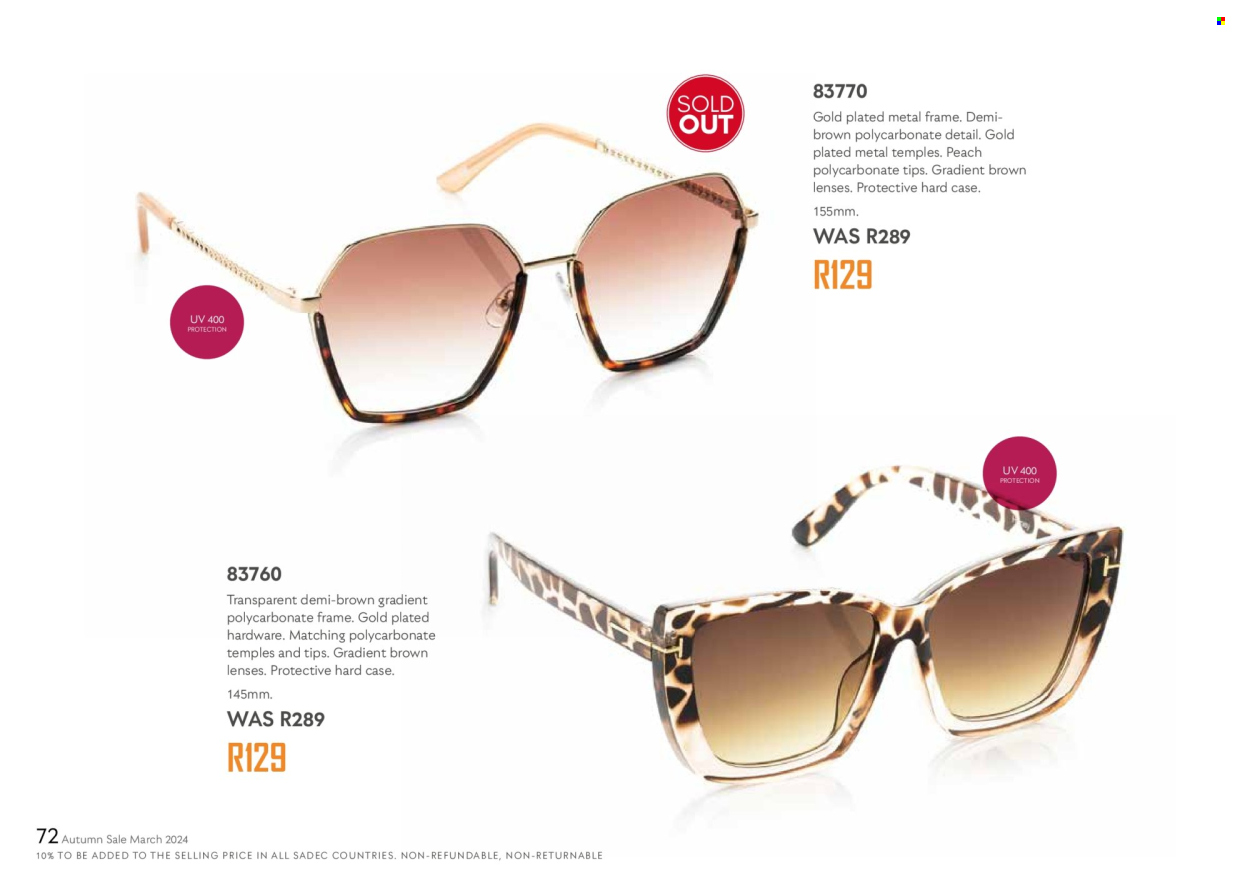 Honey specials. Page 74