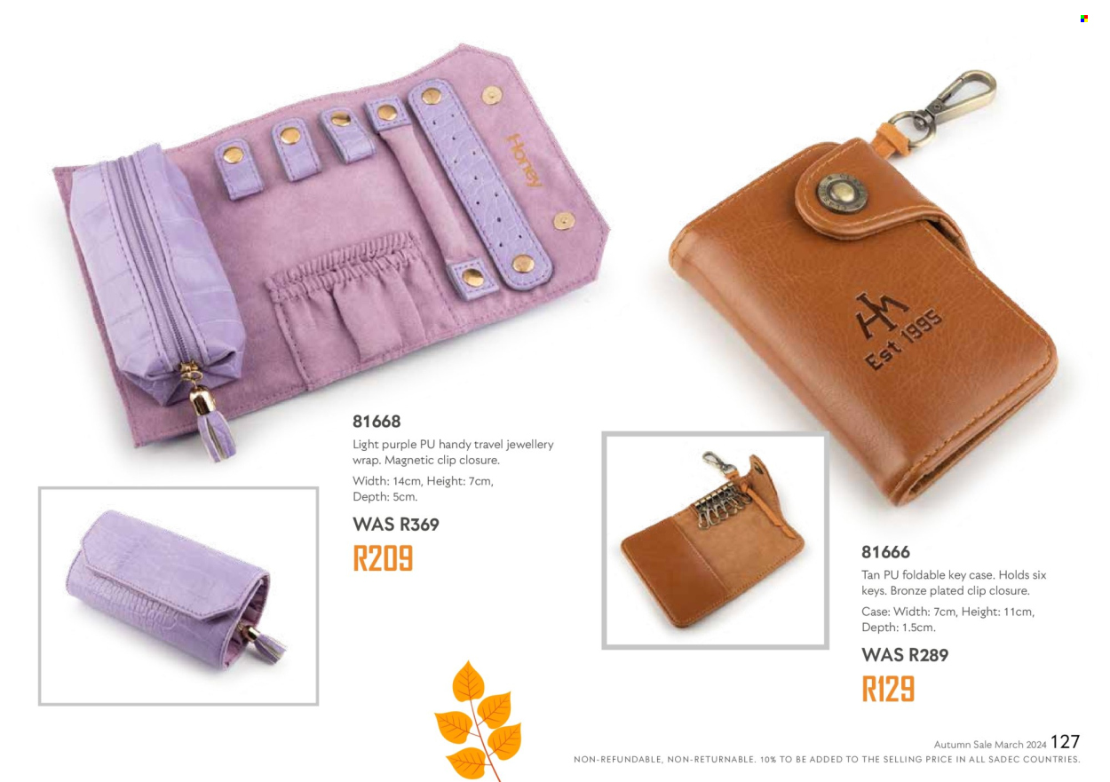 Honey specials. Page 129