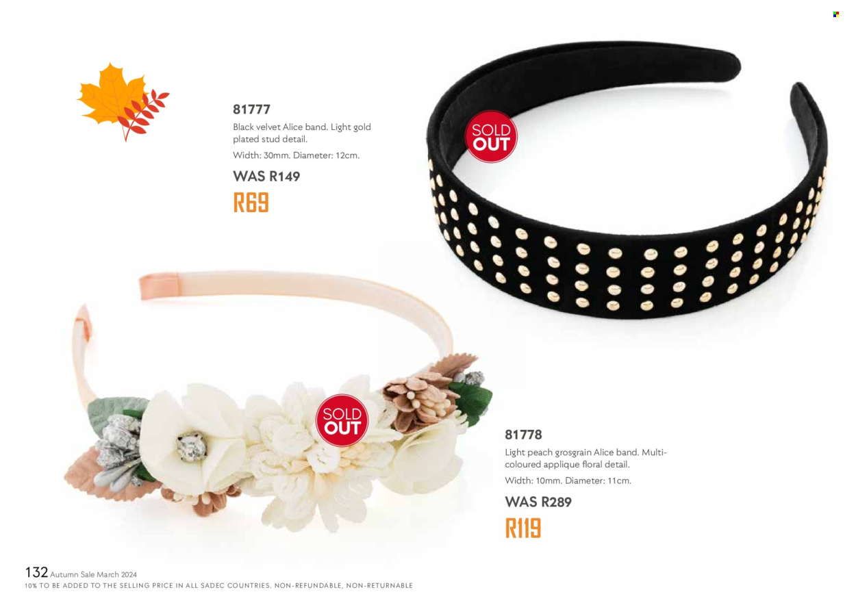 Honey specials. Page 134