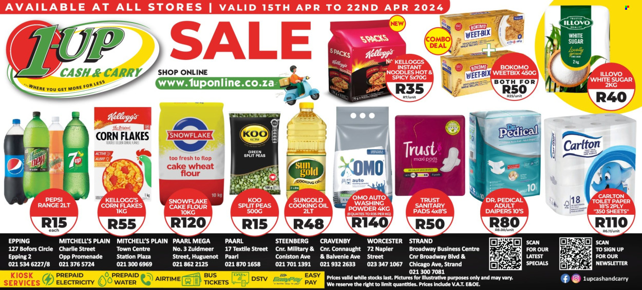 1UP Cash & Carry specials - 15/04/2024 - 22/04/2024. Page 1