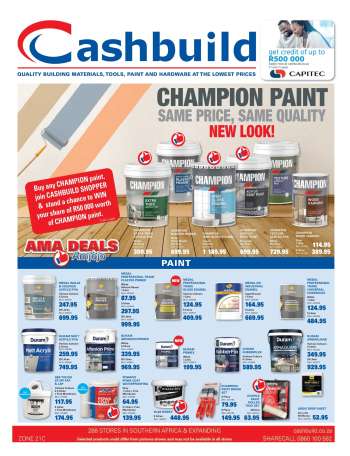 Cashbuild catalogue  - 22/04/2024 - 19/05/2024.