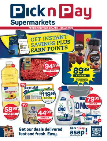 Pick n Pay catalogue  - 22/04/2024 - 08/05/2024.