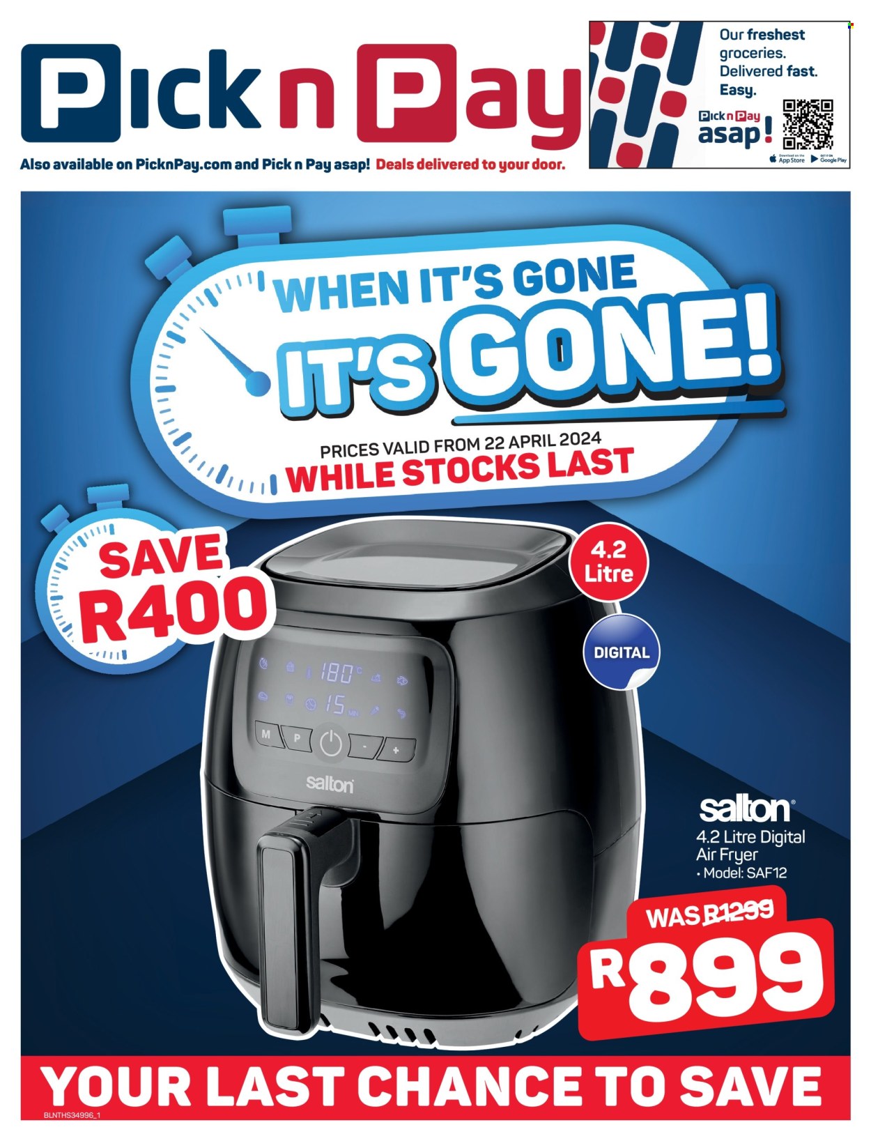 Pick n Pay Hypermarket specials - 22/04/2024 - 08/05/2024. Page 1