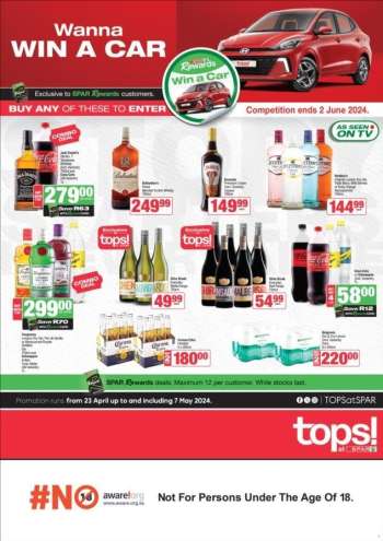 TOPS at SPAR catalogue  - 23/04/2024 - 07/05/2024.