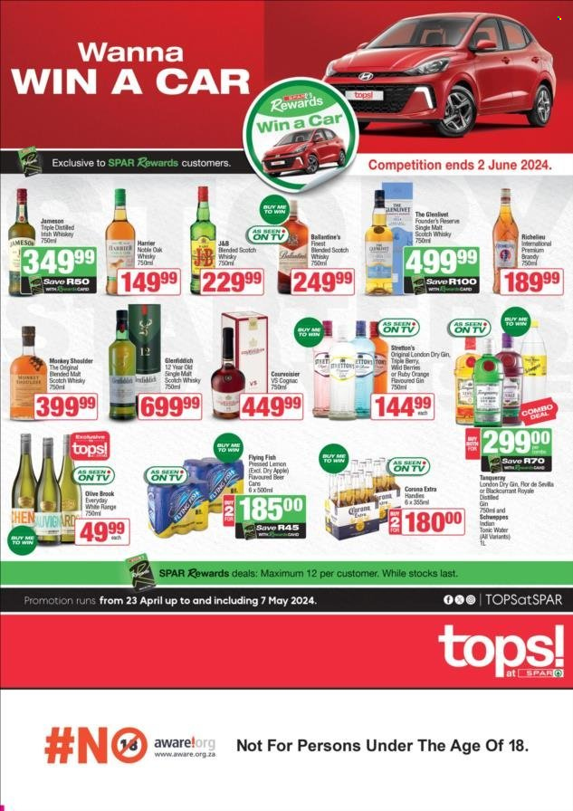 TOPS at SPAR specials - 23/04/2024 - 07/05/2024. Page 1
