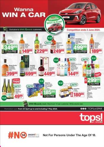 TOPS at SPAR catalogue  - 23/04/2024 - 07/05/2024.