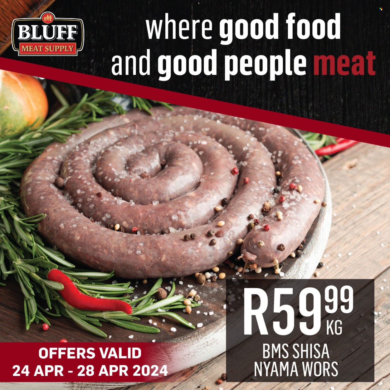 Bluff Meat Supply specials - 24/04/2024 - 28/04/2024. Page 4
