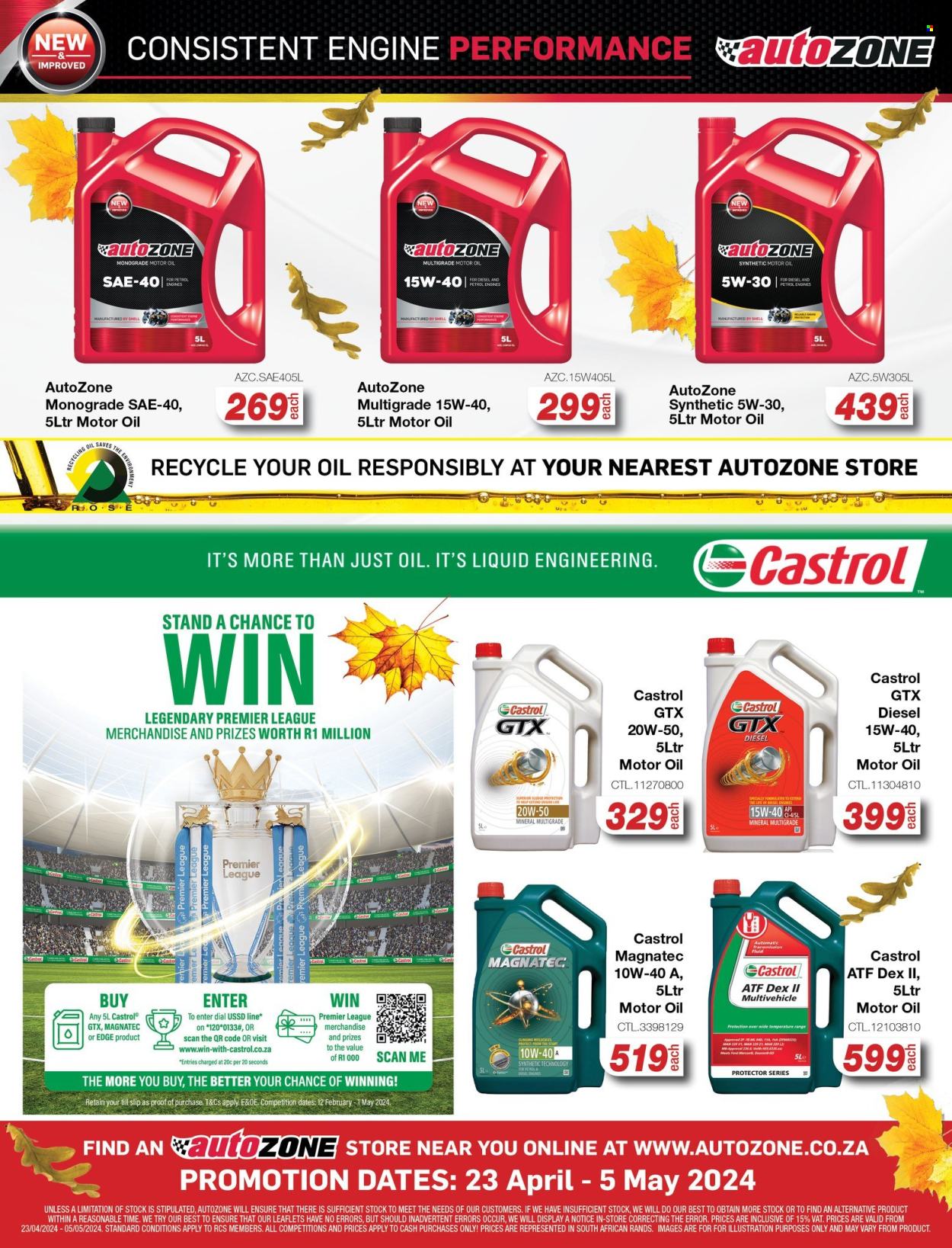 AutoZone specials - 23/04/2024 - 05/05/2024. Page 16