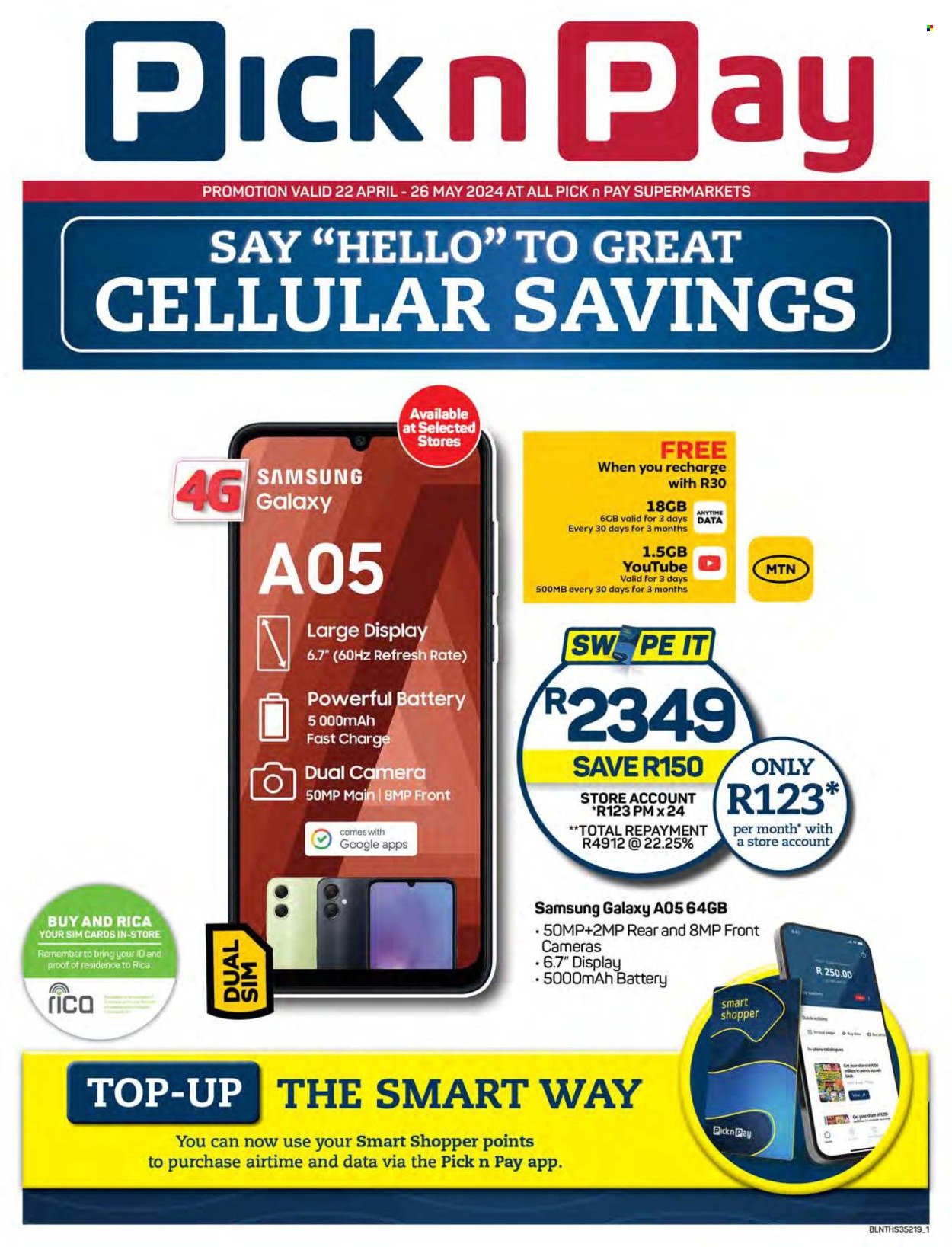 Pick n Pay specials - 22/04/2024 - 26/05/2024. Page 1