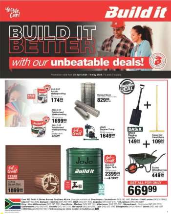 Build It catalogue  - 25/04/2024 - 06/05/2024.