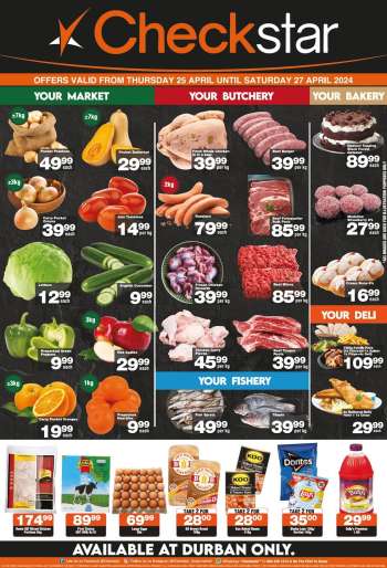 Checkstar catalogue  - 25/04/2024 - 27/04/2024.