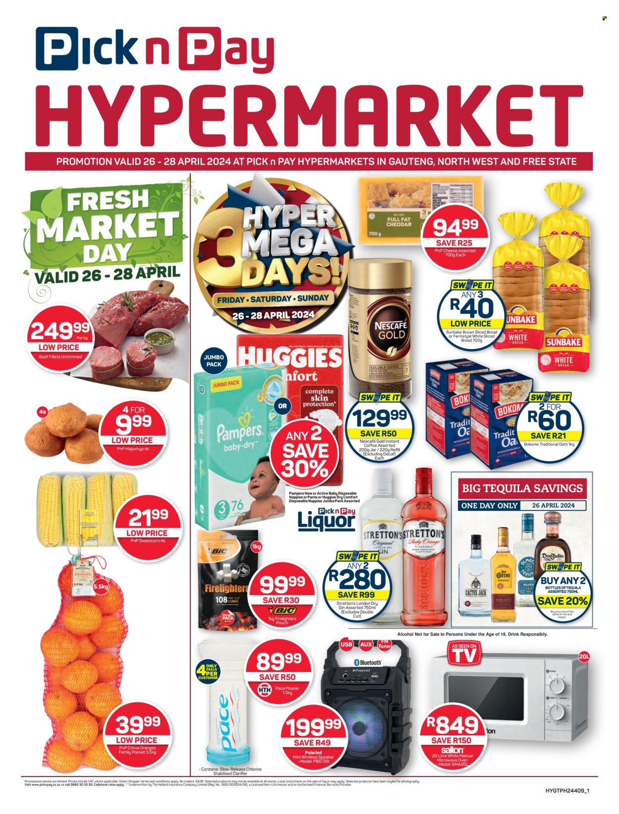 Pick n Pay Hypermarket specials - 26/04/2024 - 28/04/2024. Page 1